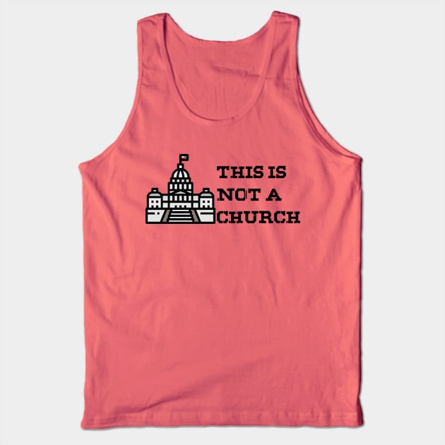 This is not a Church Tank Top by GodlessThreads